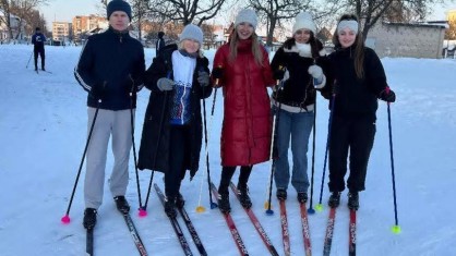 На лыжне – пинские медики